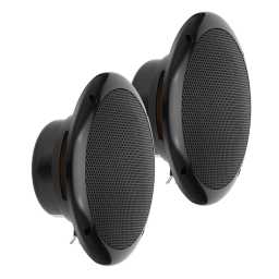 GT Audio GT-SPL6.2B 4Ohm 2x75w RMS Marine Grade Waterproof Full Range Speakers (Black) Pair