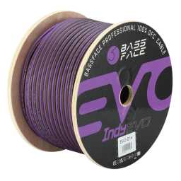 EVO-S14 100m Roll 100% OFC 14AWG 2*2.08mm Purple / Black Speaker Cable