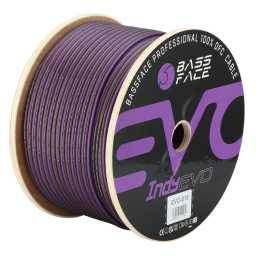 EVO-S16 150m Roll 100% OFC 16AWG 2*1.31mm Purple / Black Speaker Cable