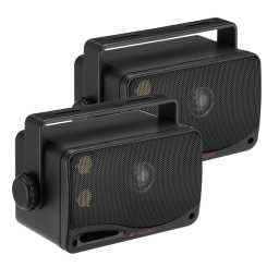 GT Audio GT-BX24B 3 Way 3.5" 100w RMS Weatherproof Marine Grade Speaker System (Black)