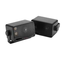 GT Audio GT-BX24B 4Ohm 2x50w RMS 3-Way Weatherproof Outdoor Box Speakers (Black) Pair