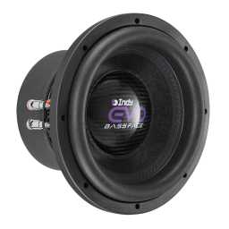 Indy EVO10/2 10" 2x2Ohm DVC 1250w RMS Professional Deep Bass Subwoofer- Sealed/Ported Enclosure