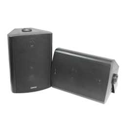 SPLBOX.3B 8Ohm Waterproof Mini Box Speaker Pair 300w RMS Black