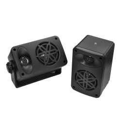 SPLBOX.4BK 4Ohm Waterproof Mini Box Speaker Pair 100w RMS Black